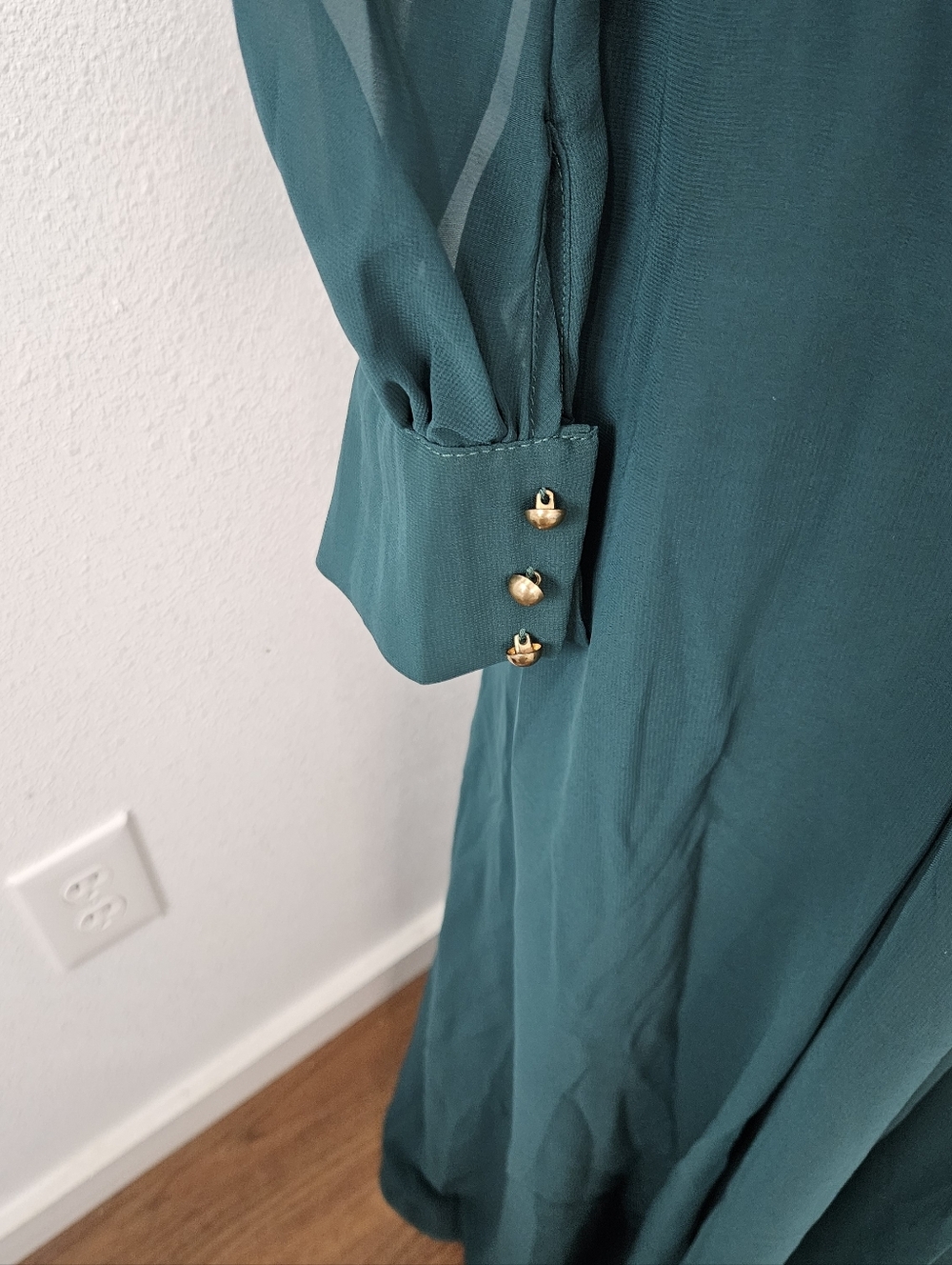 Baltic Born Hunter Green Lydia Maxi Dress Size Small New - Picture 6 of 10